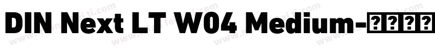 DIN Next LT W04 Medium字体转换